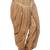 Beige Cotton Printed Dhoti Salwar