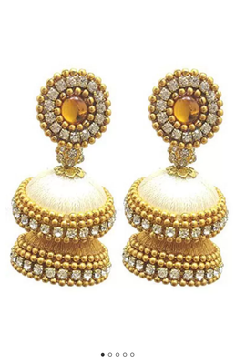 White earrings 1