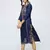 Blue printed rayon kurtas and kurtis