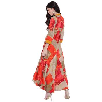 Multicolor printed rayon  kurti 2