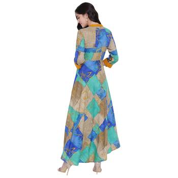 Multicolor printed rayon  kurti 2