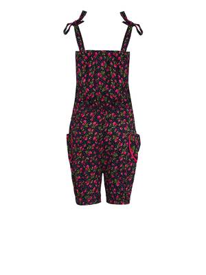 Blue Printed Cotton Kids-Tops 2