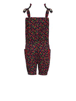 Blue Printed Cotton Kids-Tops 2