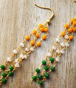 Multicolor pearl earrings