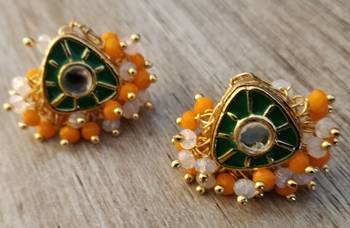 Multicolor pearl earrings 1