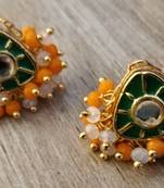 Multicolor pearl earrings