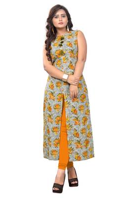 Multicolor printed cotton kurti 1