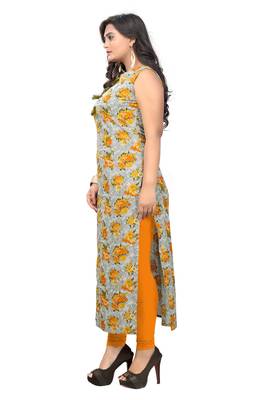 Multicolor printed cotton kurti 3