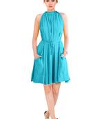Dudhiya plain crepe dress