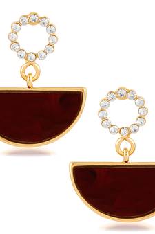 Maroon  Earrings
