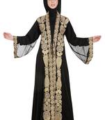 Georgette black embroidered stone work jacket