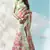 Pink printed linen saree with blouse