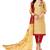 Beige Embroidered Cotton Salwar With Dupatta