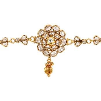 White cubic zirconia bajuband 2