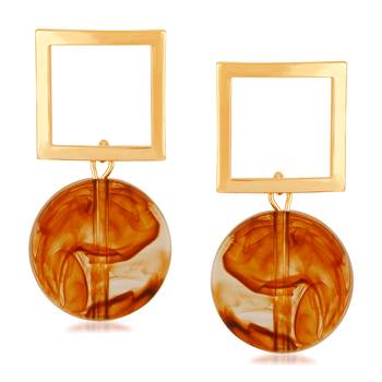 Orange Earrings 1