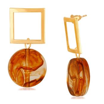 Orange Earrings 2