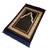 Islamic Muslim Janamaz Musallah Prayer Mat Rug Premium Shiny Black
