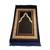 Islamic Muslim Janamaz Musallah Prayer Mat Rug Premium Shiny Black