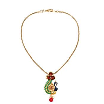 Multicolor cubic zirconia necklaces 2