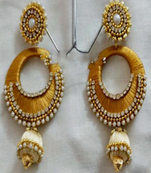 Gold earrings