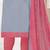 Grey embroidered cotton salwar with dupatta