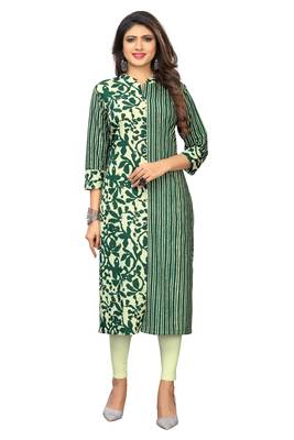 Multicolor printed cotton kurti 1