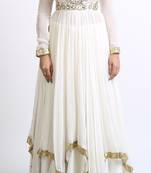 White Kurti Lehenga