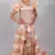 Gold embroidered net kids lehenga choli