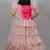 Pink embroidered art silk kids-frocks