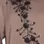 Coffee Brown Hand Work Beads Embellished Nida Party Abaya