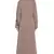 Coffee Brown Hand Work Beads Embellished Nida Party Abaya