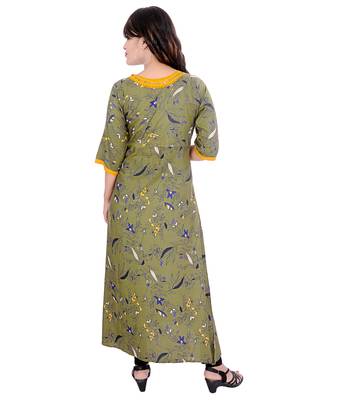 Multicolor printed cotton kurti 4