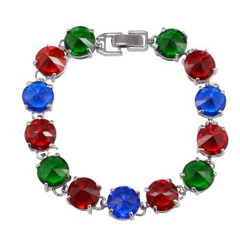 Multicolor Crystal Bracelets 1
