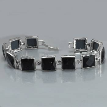 Black Crystal Bracelets 2