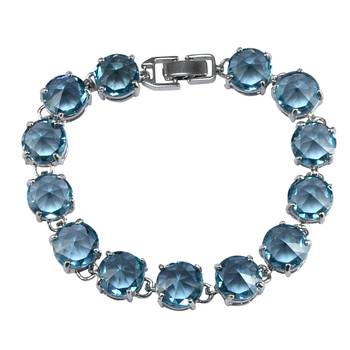 Blue Crystal Bracelets 1