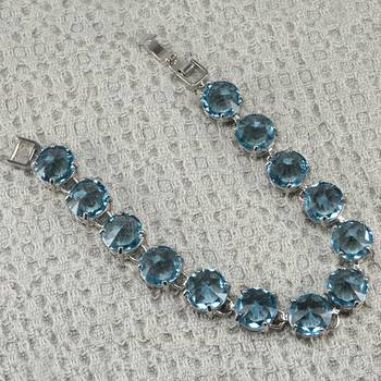 Blue Crystal Bracelets 4