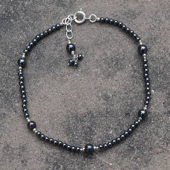 Black Crystal Anklets 2