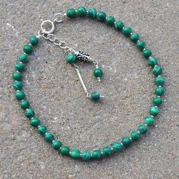 Green Malachite Anklets 2