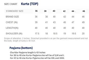 Gold plain raw silk kurta pajama 7
