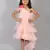 Ruffel One shoulder Overlay Dress
