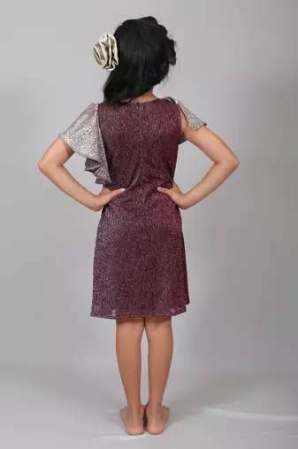 A Line ruffel dress