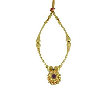 Crystal Yellow Gold Alloy Combo Pack Of 2 Necklace 2