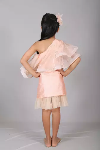 Flare off shoulder dress