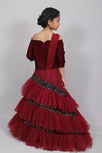 Wine Ruby dress