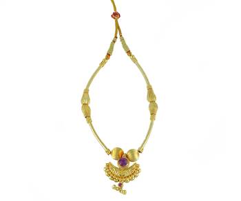 Crystal Yellow Gold Alloy Combo Pack Of 2 Necklace 4