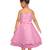 Pink Plain Net Kids-Frocks