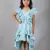 Ruffel Haulter Neck frock