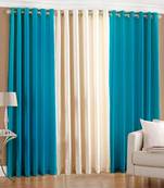 Multicolor polyester curtains