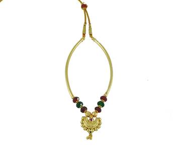 Crystal Yellow Gold Alloy Combo Pack Of 2 Necklace 4