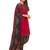 Maroon Printed Cotton Salwar With Dupatta